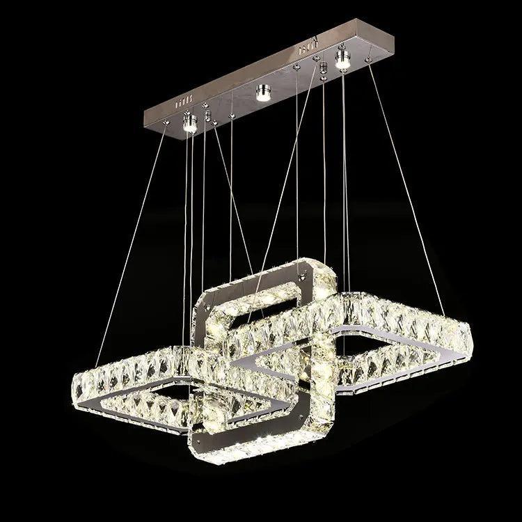 Canvello Modern Crystal Chandelier Lighting Decoration Crystal Pendant Lights