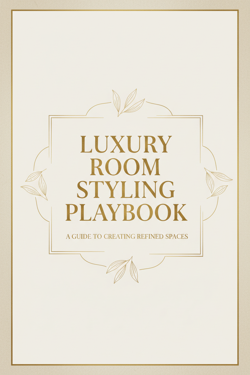 Luxury Room Styling Playbook Cover