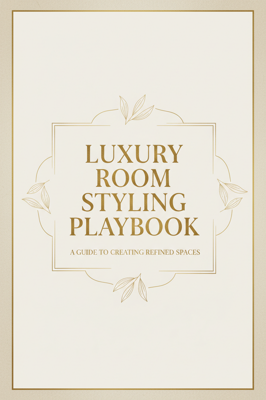 Luxury Room Styling Playbook Cover